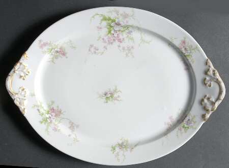 GUE52 13" Oval Serving Platter by WM Guerin