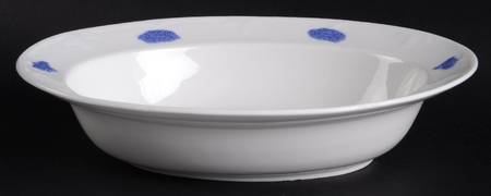 Bla Blom (Pattern Name Not On Back) 9" Oval Vegetable Bowl
