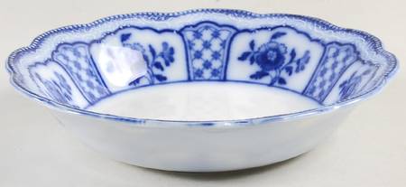 Melbourne (Flow Blue) Fruit/Dessert (Sauce) Bowl