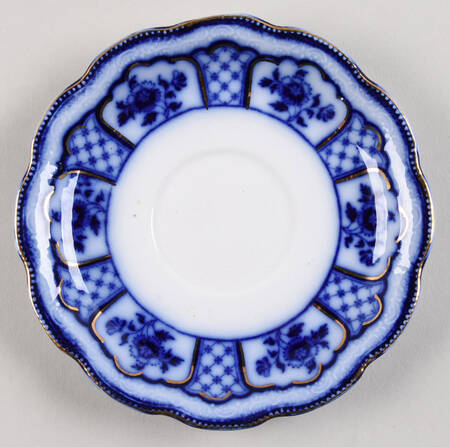 Melbourne (Flow Blue) Saucer