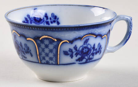 Melbourne (Flow Blue) Flat Cup