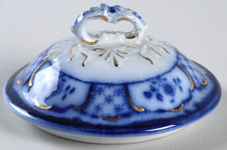 Melbourne (Flow Blue) Lid for Sugar Bowl