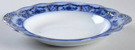 Melbourne (Flow Blue) Round Butter No Lid