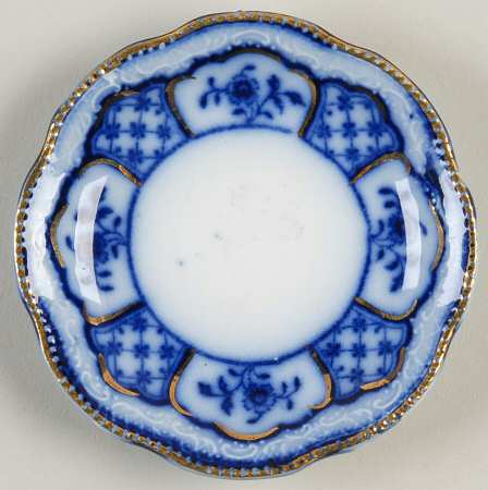 Melbourne (Flow Blue) Butter Pat