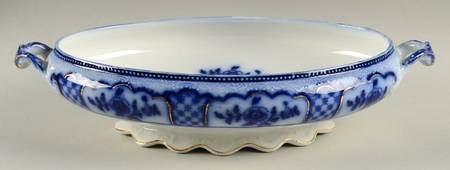 Melbourne (Flow Blue) Oval Vegetable No Lid