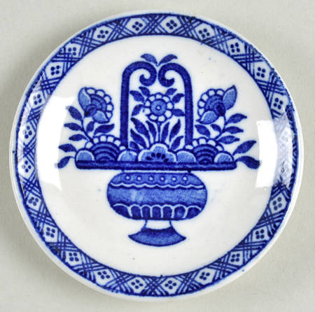 Delph Butter Pat by Globe Pottery (England)