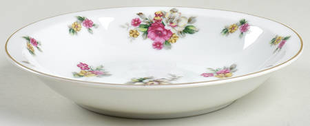 Apple Blossom Rim Soup Bowl