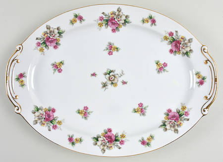 Apple Blossom 16" Oval Serving Platter