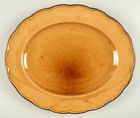 Colonial Classic Cognac 11" Oval Serving Platter