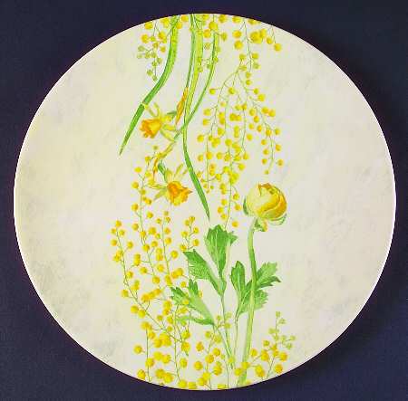 Mimosa Cake Plate