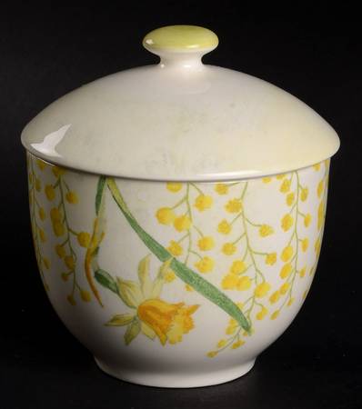 Mimosa Sugar Bowl & Lid