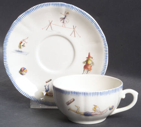 Le Cirque Flat Cup & Saucer Set