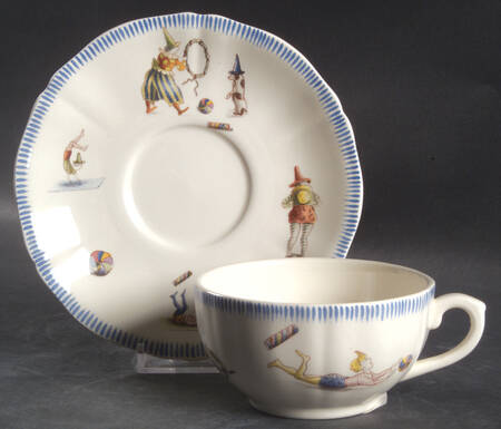 Le Cirque Flat Cup & Saucer Set