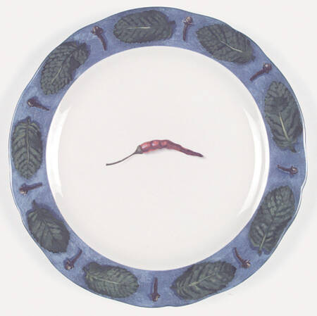 Poivre Et Sel Blue Salad/Dessert Plate