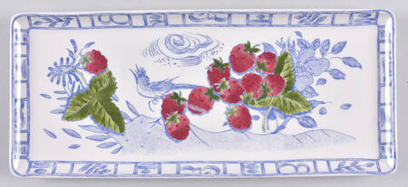 Oiseau Bleu (Fruit) 13" Rectangular Tray (For Hostess Set)