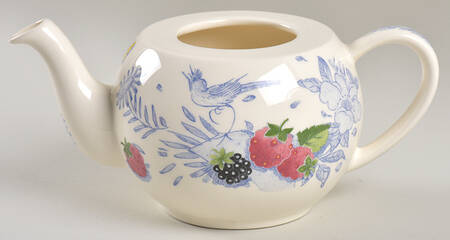 Oiseau Bleu (Fruit) Small Teapot No Lid