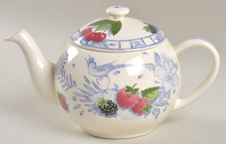 Oiseau Bleu (Fruit) Small Teapot & Lid