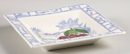 Oiseau Bleu (Fruit) Candy Dish-Square 6"