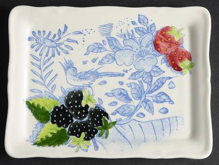 Oiseau Bleu (Fruit) Butter Tray