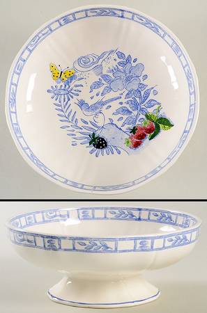 Oiseau Bleu (Fruit) Large Fruit Bowl