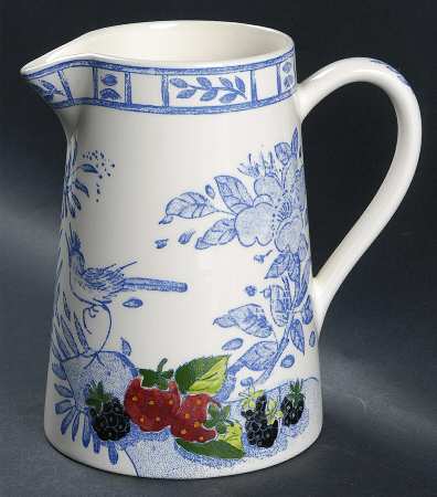 Oiseau Bleu (Fruit) 32 Oz Pitcher