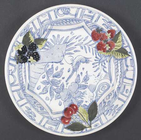 Oiseau Bleu (Fruit) by Faiencerie De Gien
