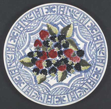 Oiseau Bleu (Fruit) Cake Plate