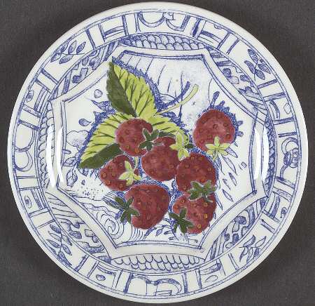 Oiseau Bleu (Fruit) Canape Plate