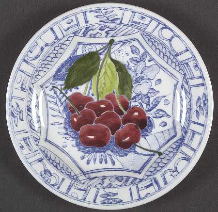 Oiseau Bleu (Fruit) Canape Plate