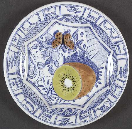 Oiseau Bleu (Fruit) Canape Plate