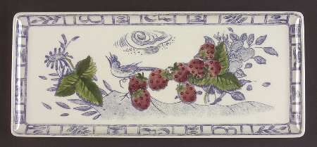 Oiseau Bleu (Fruit) Large Sandwich Tray