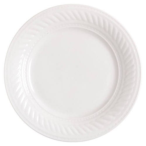 Braid Rimmed Salad/Dessert Plate