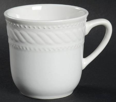 Braid Rimmed Flat Cup
