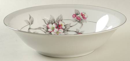 Apple Blossom 9" Round Vegetable Bowl
