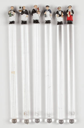 Charge of The Bottle Brigade, The Set of 6 Swizzle Sticks