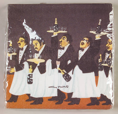 Charge of The Bottle Brigade, The Package of Paper Beverage Napkins