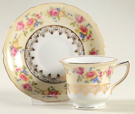 Hostess Footed Demitasse Cup & Saucer Set