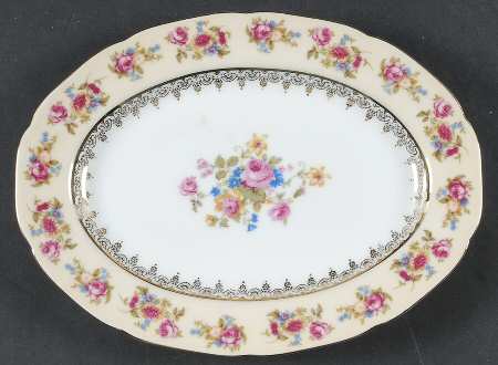 Hostess 10" Oval Serving Platter by Gold Castle