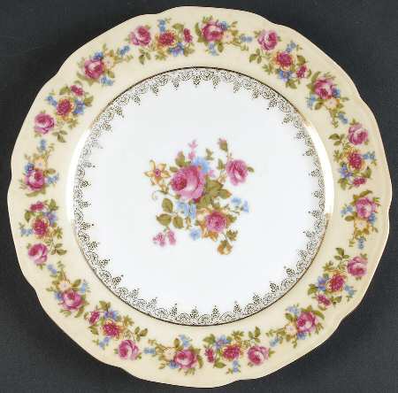 Hostess Luncheon Plate by Gold Castle