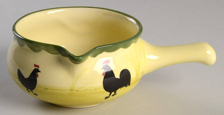 Cocks and Hens Gravy Boat