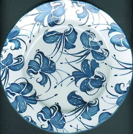 Orchid Salad Plate
