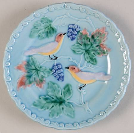 Birds & Grapes Bread & Butter Plate