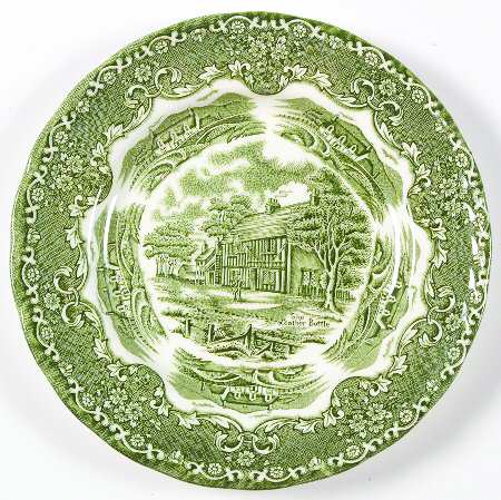English Country Inns Green Salad Plate