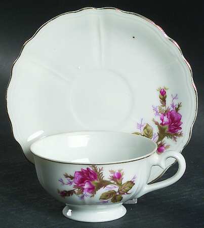 GRJ1 Footed Demitasse Cup & Saucer Set