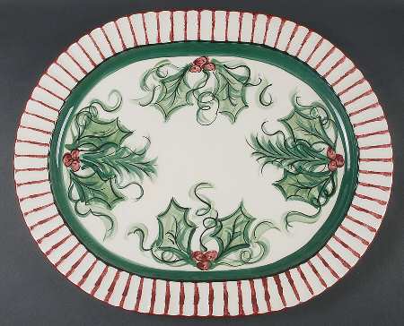 Hollylujah 18" Oval Serving Platter