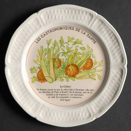 Les Gatronomiques De La Sante Red Canape Plate