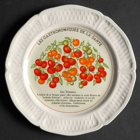 Les Gatronomiques De La Sante Red Canape Plate