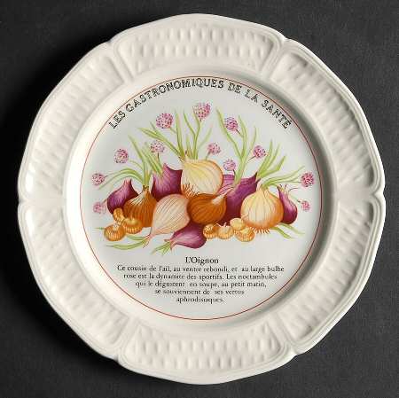 Les Gatronomiques De La Sante Red Canape Plate