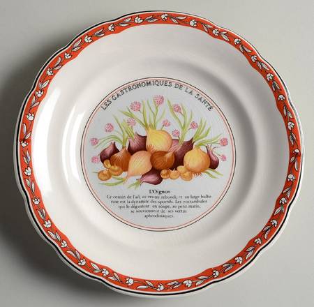 Les Gatronomiques De La Sante Red Salad/Dessert Plate