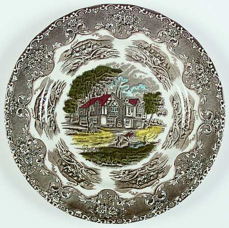 English Country Inns Brown Multicolor by Grindley
